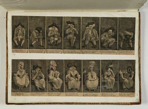 Caricature de sept hommes sur des toilettes, image 2/2