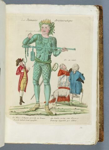 La Romaine Aristocratique / Le Marc d'Argent préside en France / Esprit talent dons superflus. / Au Diable vertus sans Finances / Beaucoup d'appellés peu d'Elus, image 1/1