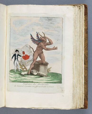 Naissance des Aristocrates / Le Lavement a produit son effet au Diable le Fumet., image 1/1