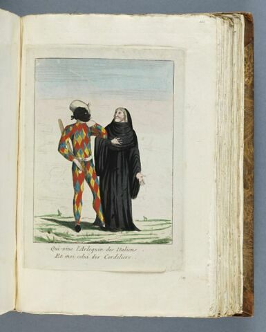Qui vive l'Arlequin des Italiens. / Et moi celui des Cordeliers., image 1/1