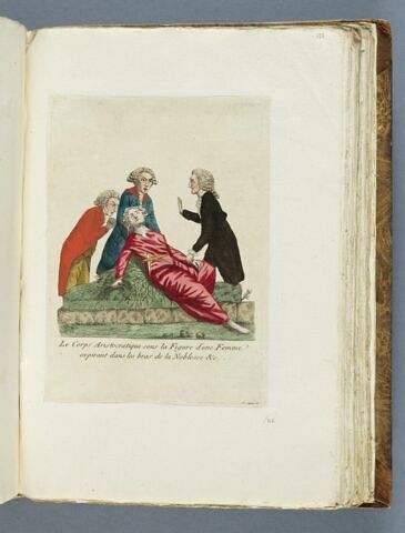 Le Corps Aristocratique sous la Figure d'une Femme ? / expirant dans les bras de la Noblesse &c., image 1/1