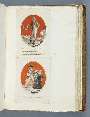 L'Homme de la Cour 1791. / Homme du Peuple 1789. / Tantot Froid, tantot Chaud, tantot Blanc, tantot Noir [...], image 2/2