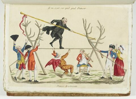 Il ne sçait sur quel pied Danser. / Danse Aristocrate, image 1/1