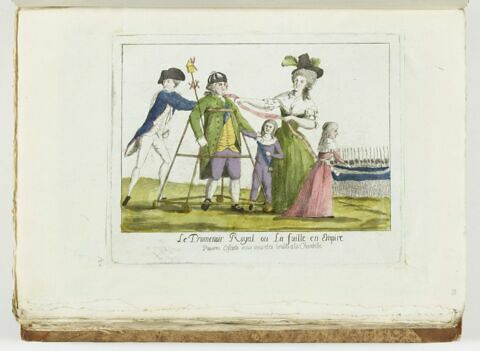Le Promenoir Royal ou La fuitte en Empire / Pauvres Enfants vous vous etes brulés a la Chandelle, image 1/1