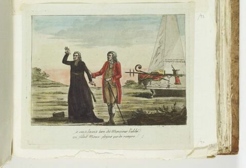 Je vous, l'avois bien dit Monsieur l'abbé / qui falloit mieux ployer que de rompre, image 1/1