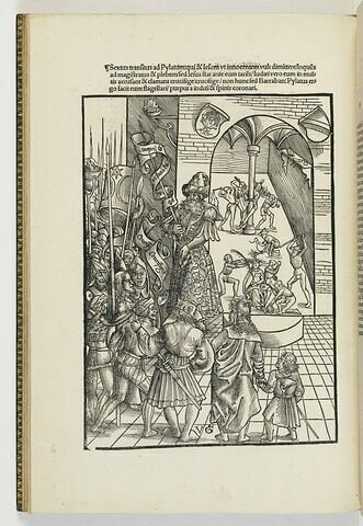 Jésus devant Pilate ; la Flagellation et le Couronnement d'épines, image 1/1