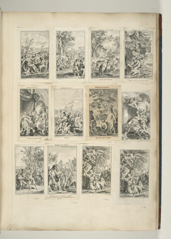 Estampe illustrant Les œuvres de Virgile traduites en françois, image 2/2