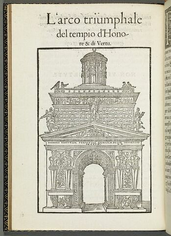 L'arc triomphal du temple de l'honneur et de la vertu, image 1/1
