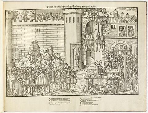 L'exécution des conjurés d'Amboise, le 15 mars 1560