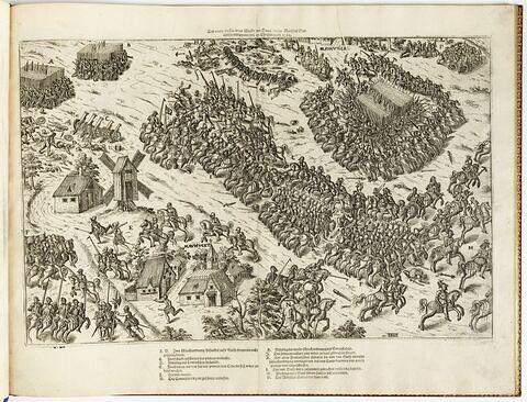La quatrième charge de la bataille de Dreux, où le maréchal Jacques d'Albon de Saint-André fut tué, le 19 décembre 1562