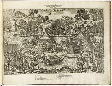 La paix de l'Ile-aux-boeufs, près d'Orléans, mars 1563, image 1/1