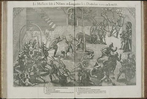 Le massacre de Nimes le 1er octobre 1567
