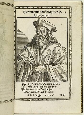 Hieronymus von Prag/der h. Schrifft Lehrer., image 1/1