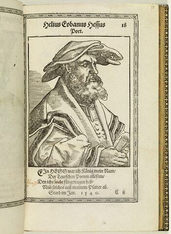 Helius Eobanus Hessus Poet., image 1/1