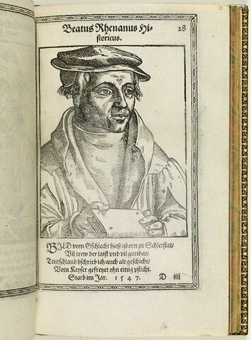 Beatus Rhenanus Historicus., image 1/1