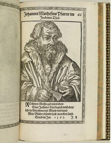 Johannes Mathesius Pfarrer im Joachims Thal., image 1/1