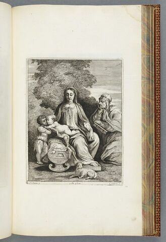 La Vierge à l'Enfant, Elisabeth et petit Saint Jean Baptiste