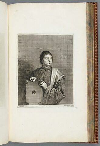 Portrait d'homme avec un livre