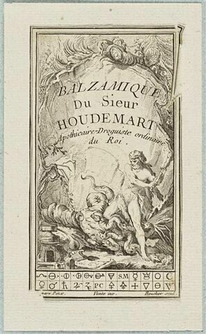 Frontispice pour 'Balzamique du Sieur Houdemart', image 1/1