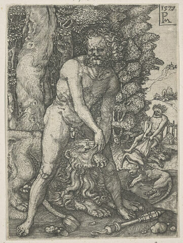 Hercule et le lion de Némée, image 1/1