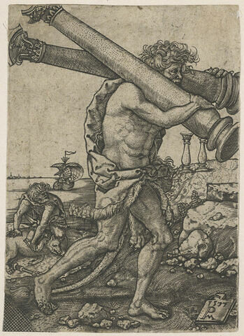 Hercule portant les colonnes