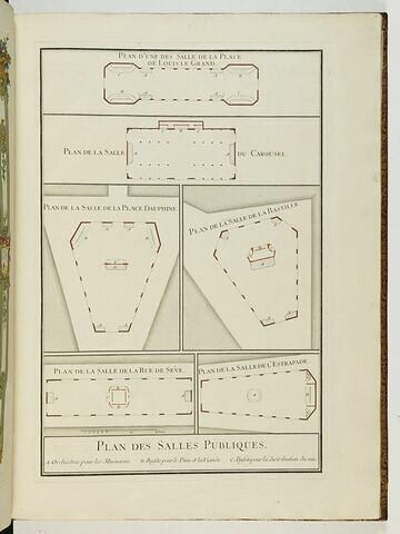 Plan des Salles Publiques, image 1/1