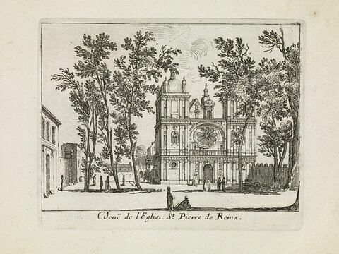 Vue de l'Eglise St Pierre de Reims, image 1/1