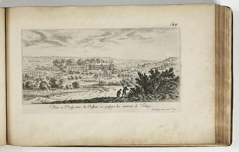 Vue et Perspective du Château et paysages des environs de Tanlay, image 1/1