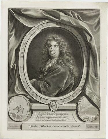 Portrait de Charles Le Brun, peintre du roi Louis XIV, image 1/1