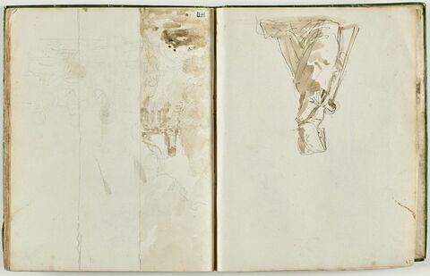 Paysage en hauteur et croquis, image 2/2