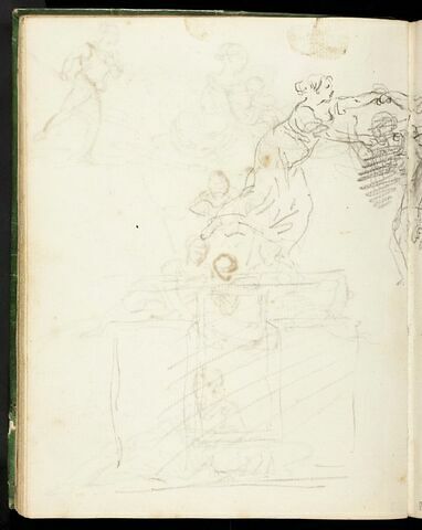 Femme dansant et croquis raturé, image 1/3