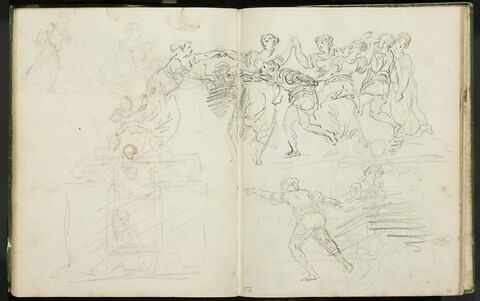 Femme dansant et croquis raturé, image 2/3