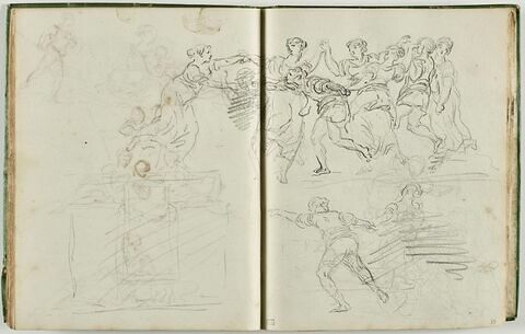 Femme dansant et croquis raturé, image 3/3