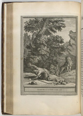 Le pâtre et le lion, image 1/1