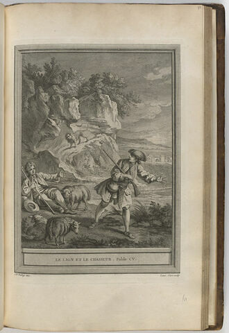 Le lion et le chasseur, image 1/1