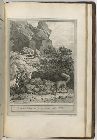 Le lion malade et le renard, image 1/1
