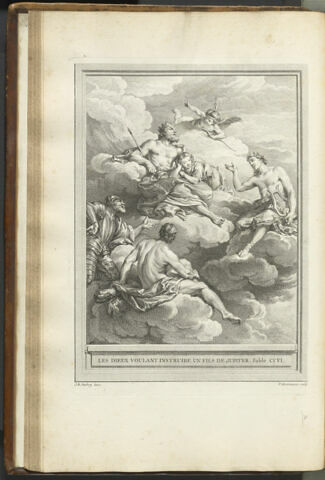 Les dieux voulant instruire un fils e Jupiter