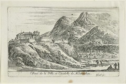 Vue de la ville et de la citadelle de Montmelian
