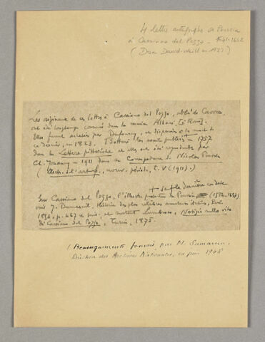 18 avril 1641, Paris, à Cassiano dal Pozzo, image 2/3