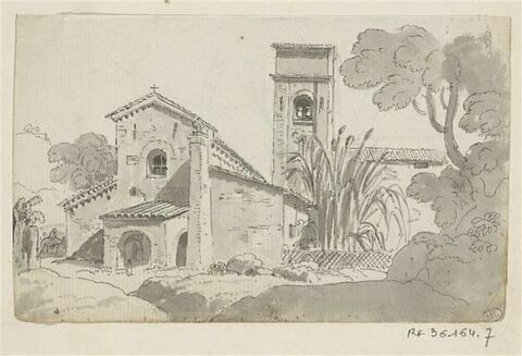 Vue d'une église dans un paysage, image 1/2