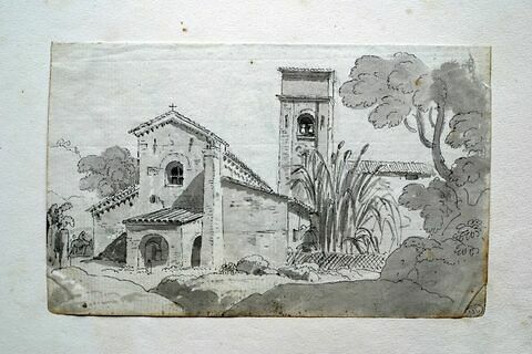 Vue d'une église dans un paysage, image 2/2