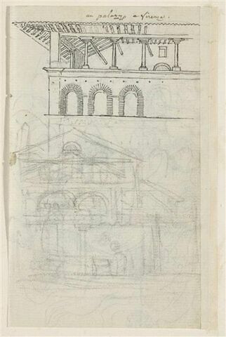 Deux éudes de façades de palais, image 1/2