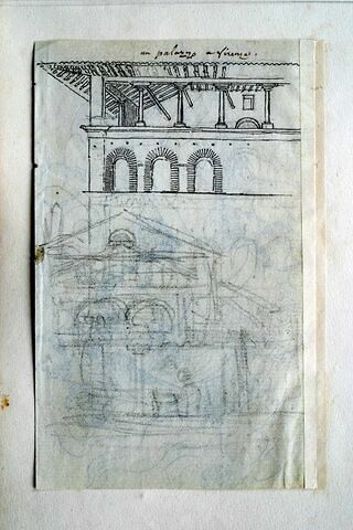 Deux éudes de façades de palais, image 2/2