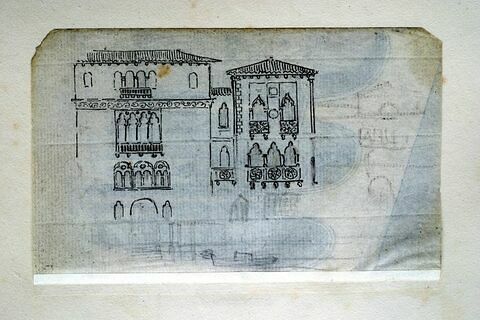 Façades de palais vénitiens avec une gondole au premier plan, image 2/2
