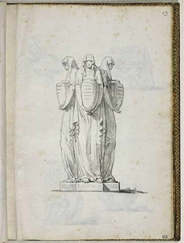 Trois femmes portant des amphores, image 1/1