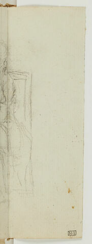 Traits de débordement du dessin du folio précédent, image 2/2