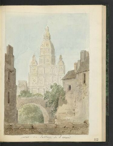 Vue du portail de l'abbaye de Saint-Amand-les-Eaux, image 1/1