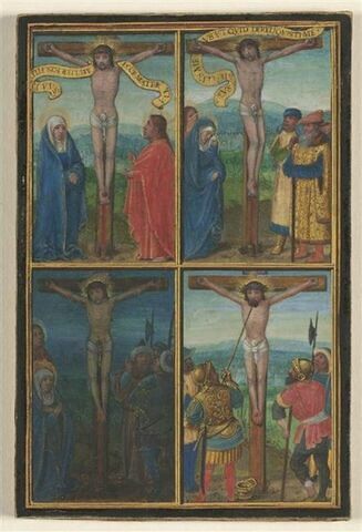 Le Christ au calvaire, en quatre scènes