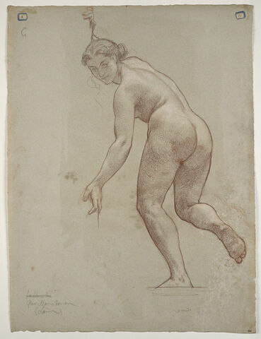 Femme nue debout, image 1/2