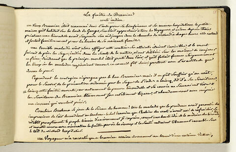 La fenêtre du Bramine indien, Conte, image 1/1